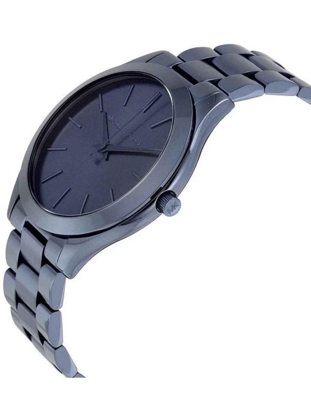 Michael Kors Slim Runway Blue Stainless Steel Watch, model MK3419 - Picture 2 of 4